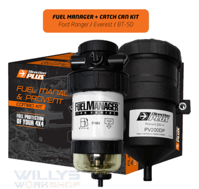 Fuel Manager Pre Filter + Catch Can Kit Ranger / Everest / BT-50 (FMPV661DPK)