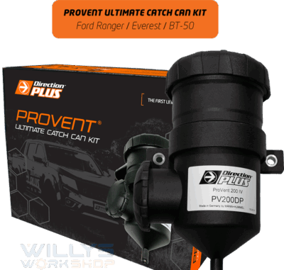 Provent Ultimate Catch Can Kit for Ford Ranger, Everest, and BT-50 trucks.