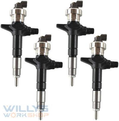 Isuzu Dmax 3.0L 4JJ1 (Non DPF 2012-2016) Diesel Fuel Injector x4 Set