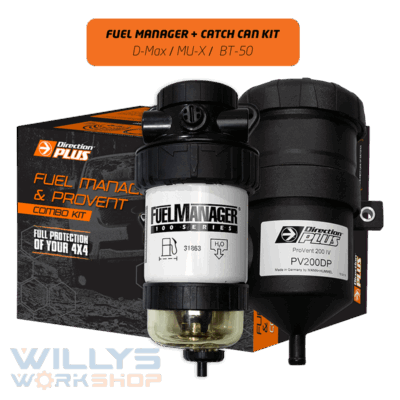 Fuel manager Pre Filter & Catch Can Kit DMAX / Mux / BT50 (FMPV645DPK)