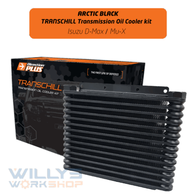 Transchill Arctic Black Transmission Oil Cooler Kit for Isuzu D-Max / Mu-X
