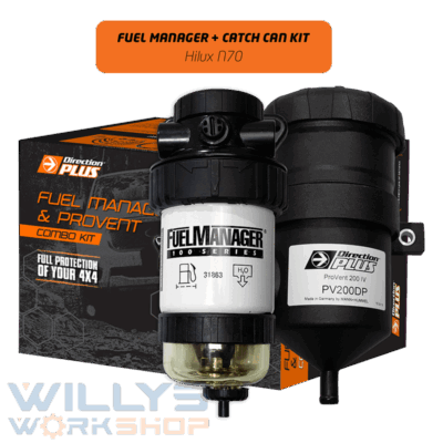 Fuel Manager and Catch Can Combo Kit for Hilux N70