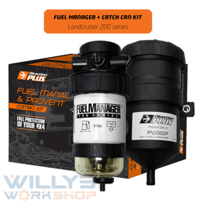 Fuel Manager and Catch Can Combo Kit for Landcruiser 200 Series