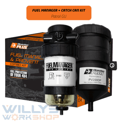 Fuel Manager Pre-Filter & Provent Catch Can Kit Patrol GU (FMPV626DPC)