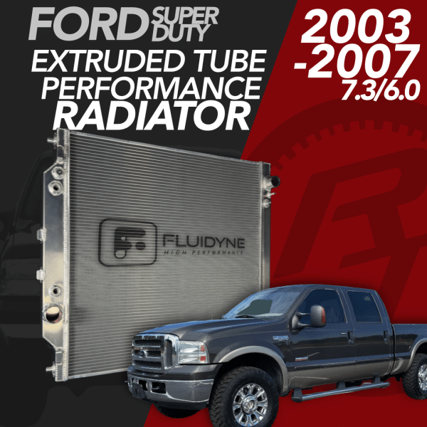 03-07-ford-rad-1-600x600-1 2003-2007 Ford 6.0 F250 F350 Excursion Powerstroke Diesel 4 Row Extruded Tube Aluminum Radiator