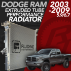 2003-2009 Dodge Ram 2500 3500 5.9L, 6.7L Cummins Diesel 3 Row Extruded Tube Aluminum Radiator 1 2003-2009 Dodge Ram 2500 3500 5.9L, 6.7L Cummins Diesel 3 Row Extruded Tube Aluminum Radiator