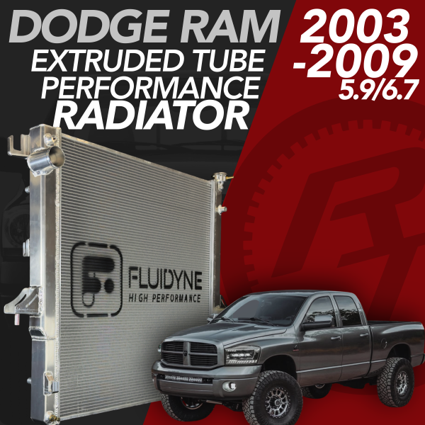 03-09-rad-1-1-600x600-1 2003-2009 Dodge Ram 2500 3500 5.9L, 6.7L Cummins Diesel 3 Row Extruded Tube Aluminum Radiator