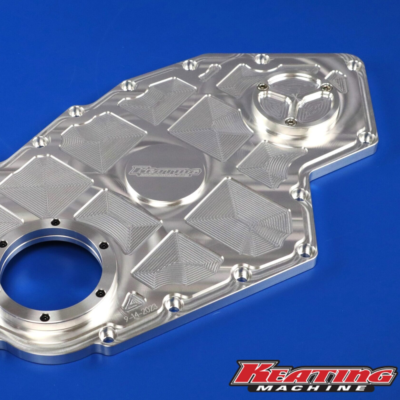 Keating Machine - 24 Valve Billet Timing Front Cover fits Cummins 5.9L & 6.7L Common Rail 2003 & Up