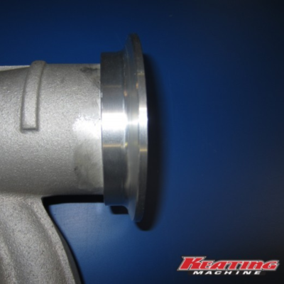 Keating Machine - 3 Weld on to 3.5 V-Band Turbo Outlet Flange Aluminum