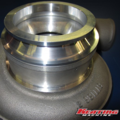 Keating Machine - 5.5 Weld On to 4 V-band Turbo Inlet Flange