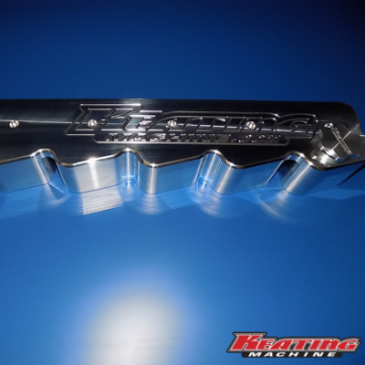 Keating Machine - 12 Valve Billet Valve Cover fits Cummins Notched for Stock Lines First Gen 1989-1993