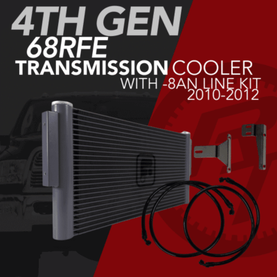 2010-2012 68RFE High Performance Transmission Cooler With 8AN Line Kit