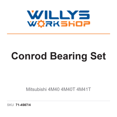 Conrod Bearing Set | Mitsubishi 4M40 4M40T 4M41T