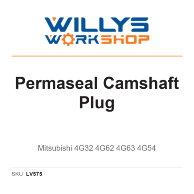 Permaseal Camshaft Plug | Mitsubishi 4G32 4G62 4G63 4G54