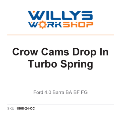 Crow Cams Drop In Turbo Spring | Ford 4.0 Barra BA BF FG