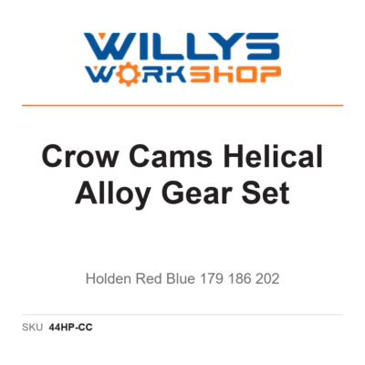 Crow Cams Helical Alloy Gear Set | Holden Red Blue 179 186 202