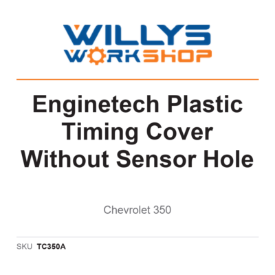 Enginetech Plastic Timing Cover Without Sensor Hole | Chevrolet 350