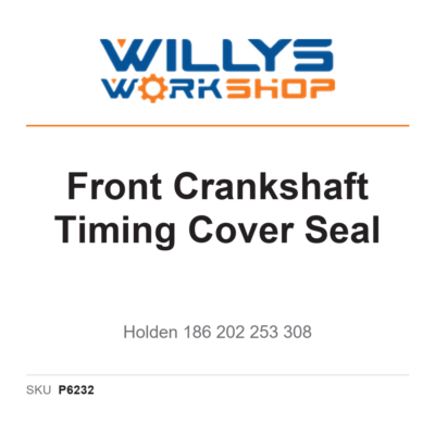 Front Crankshaft Timing Cover Seal | Holden 186 202 253 308