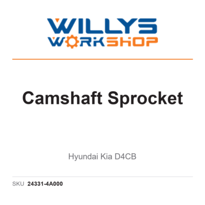 Genuine Camshaft Sprocket | Hyundai Kia D4CB