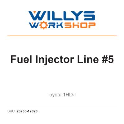 Genuine Fuel Injector Line #5 | Toyota 1HD-T