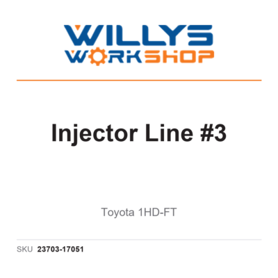 Genuine Injector Line #3 | Toyota 1HD-FT