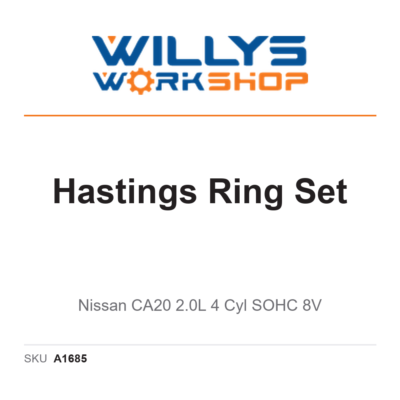 Hastings Ring Set | Nissan CA20 2.0L 4 Cyl SOHC 8V