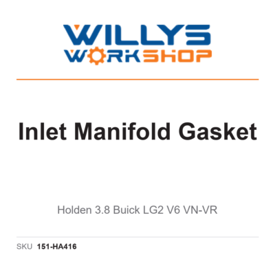 Inlet Manifold Gasket | Holden 3.8 Buick LG2 V6 VN-VR