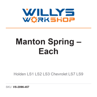 Manton Spring – Each | Holden LS1 LS2 LS3 Chevrolet LS7 LS9