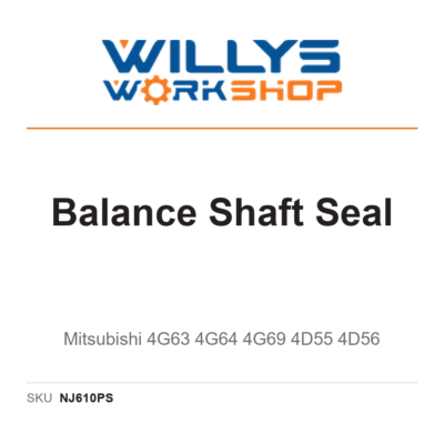 Genuine Balance Shaft Seal | Mitsubishi 4G63 4G64 4G69 4D55 4D56