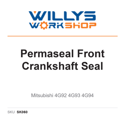 Permaseal Front Crankshaft Seal | Mitsubishi 4G92 4G93 4G94