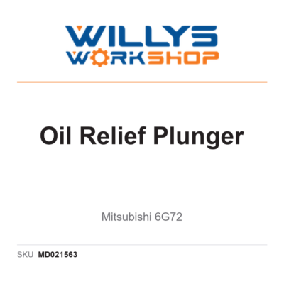 Genuine Oil Relief Plunger | Mitsubishi 6G72