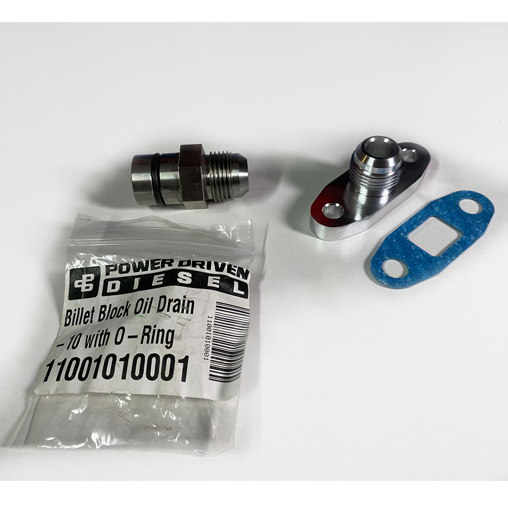 10AN Turbo Oil Drain Fitting – Fits Hx35 -K27 – S300