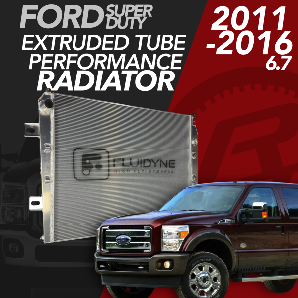 11-16-ford-rad-1-600x600-1 2011-2016 Ford 6.7L F250 F350, F450 Powerstroke Diesel 4 Row Extruded Tube Aluminum Radiator