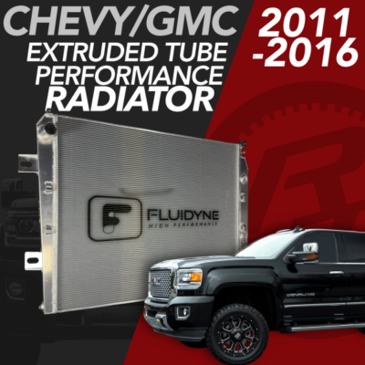 2011-2016 Chevy GMC 2500 3500 6.6L Duramax 5 Row Extruded Tube Aluminum Radiator