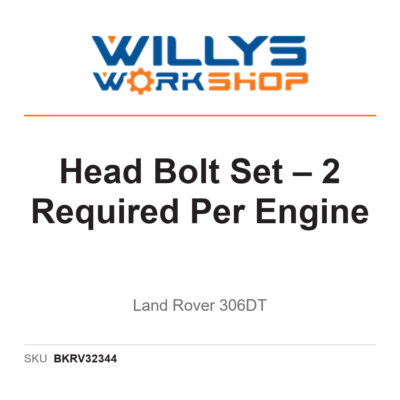 Head Bolt Set – 2 Required Per Engine | Land Rover 306DT