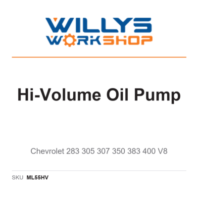 Hi-Volume Oil Pump | Chevrolet 283 305 307 350 383 400 V8