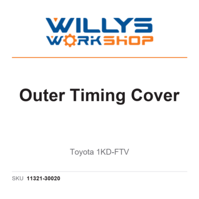 Outer Timing Cover | Toyota 1KD-FTV
