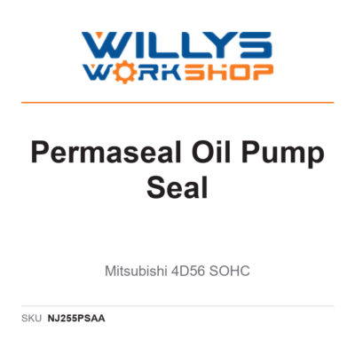 Permaseal Oil Pump Seal | Mitsubishi 4D56 SOHC