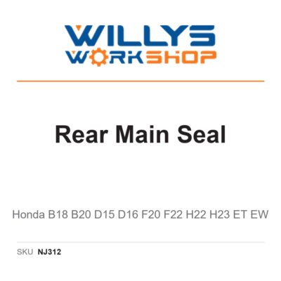 Rear Main Seal | Honda B18 B20 D15 D16 F20 F22 H22 H23 ET EW