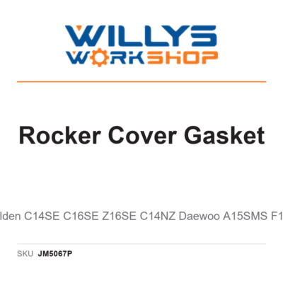 Rocker Cover Gasket | Holden C14SE C16SE Z16SE C14NZ Daewoo A15SMS F15S