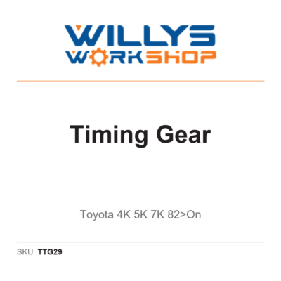 Timing Gear | Toyota 4K 5K 7K 82>On