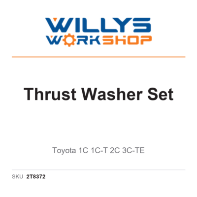 Thrust Washer Set | Toyota 1C 1C-T 2C 3C-TE