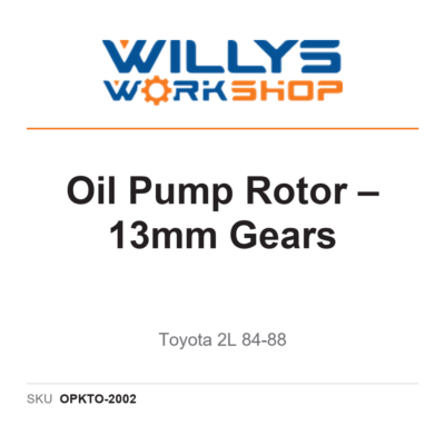 Oil Pump Rotor – 13mm Gears | Toyota 2L 84-88