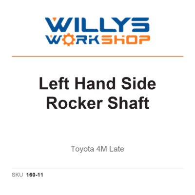 Left Hand Side Rocker Shaft | Toyota 4M Late