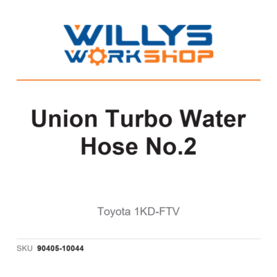 Genuine Union Turbo Water Hose No.2 | Toyota 1KD-FTV