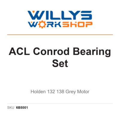 ACL Conrod Bearing Set | Holden 132 138 Grey Motor