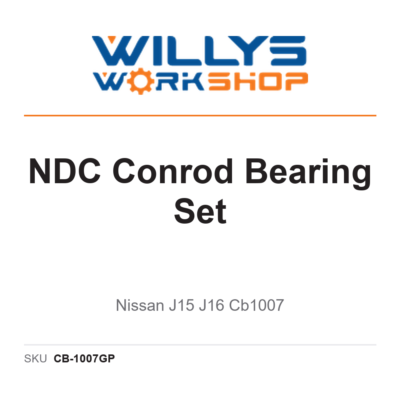 NDC Conrod Bearing Set | Nissan J15 J16 Cb1007
