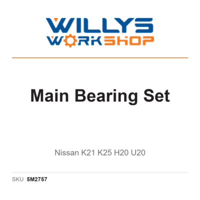 Main Bearing Set | Nissan K21 K25 H20 U20
