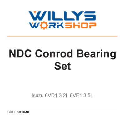 NDC Conrod Bearing Set | Isuzu 6VD1 3.2L 6VE1 3.5L