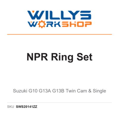 NPR Ring Set | Suzuki G10 G13A G13B Twin Cam & Single